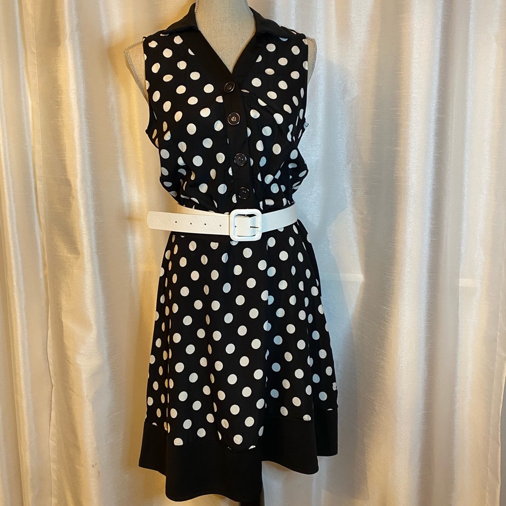 Swing Dress with Belt